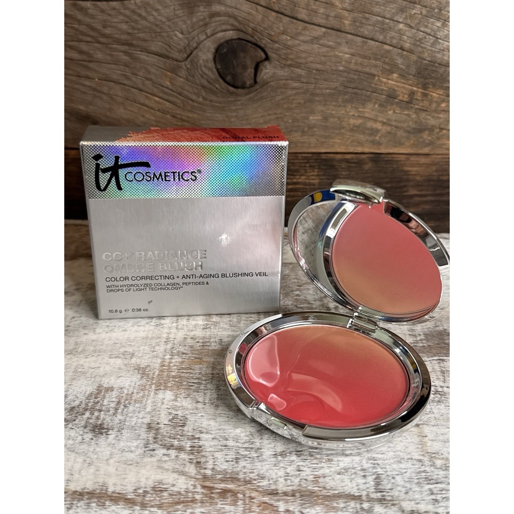 It Cosmetics Ombre Radiance Blush Coral Flush Discontinued Rare NEW | MSRP = $34
